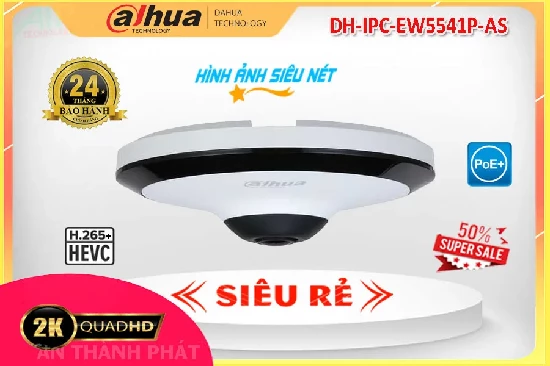 Camera DH-IPC-EW5541P-AS Dahua, DH-IPC-EW5541P-AS, bán camera  DH-IPC-EW5541P-AS, giá camera  DH-IPC-EW5541P-AS, phân phối camera  DH-IPC-EW5541P-AS,  Fisheye DH-IPC-EW5541P-AS
