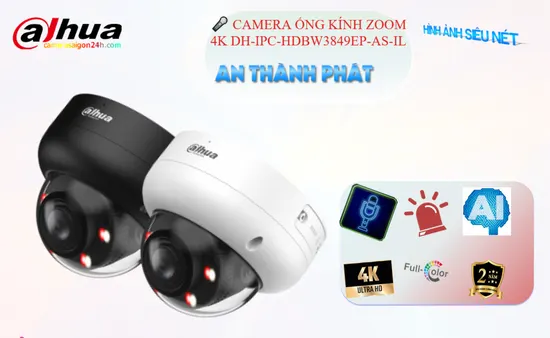 Lắp đặt camera DH-IPC-HDBW3849RP-ZAS-IL tiết kiệm Dahua
