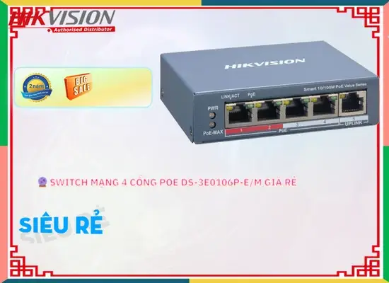 DS-3E0106P-E/M Switch chuyển đổi dữ liệu,Giá DS-3E0106P-E/M,DS-3E0106P-E/M Giá Hãng,Bán rẻ DS-3E0106P-E/M,DS-3E0106P-E/M giá mới nhất,thông số DS-3E0106P-E/M,DS-3E0106P-E/M Giá rẻ,tuổi thọ DS-3E0106P-E/M,DS-3E0106P-E/M Chính hãng,phân phối DS-3E0106P-E/M,Nơi bán DS-3E0106P-E/M,DS-3E0106P-E/M Tốt nhất,Giá Bán DS-3E0106P-E/M,DS-3E0106P-E/M Giá Thấp Nhất,DS-3E0106P-E/M bán rẻ