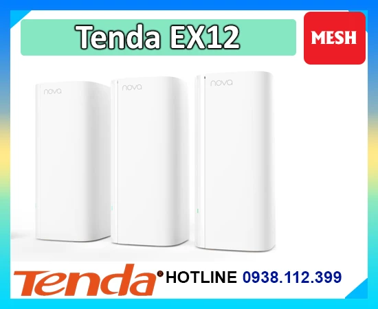 Lắp đặt camera Mesh WIfi Tenda EX12