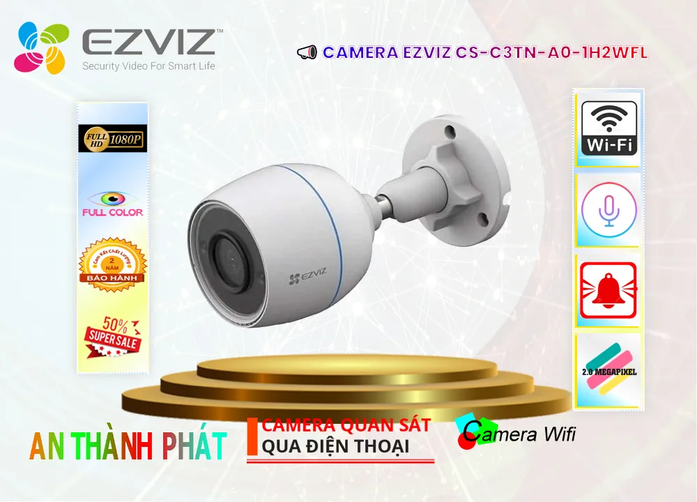 Camera Wifi Ngoài Trời CS-C3TN-A0-1H2WFL,Giá giá sỉ CS-C3TN-A0-1H2WFL Wifi ,Giá kỹ thuật CS-C3TN-A0-1H2WFL, Loại Camera an ninh CS-C3TN-A0-1H2WFL Bán Lỗ,CS-C3TN-A0-1H2WFL tốt nhất,công nghê CS-C3TN-A0-1H2WFL FULL HD 1080P ,CS-C3TN-A0-1H2WFL Tốt nhất,thông số CS-C3TN-A0-1H2WFL,CS-C3TN-A0-1H2WFL Chất lượng nhất,CS-C3TN-A0-1H2WFL Giá Khuyến Mãi,CS-C3TN-A0-1H2WFL Giá Hấp Dẫn,CS-C3TN-A0-1H2WFL Chất Lượng,bán CS-C3TN-A0-1H2WFL