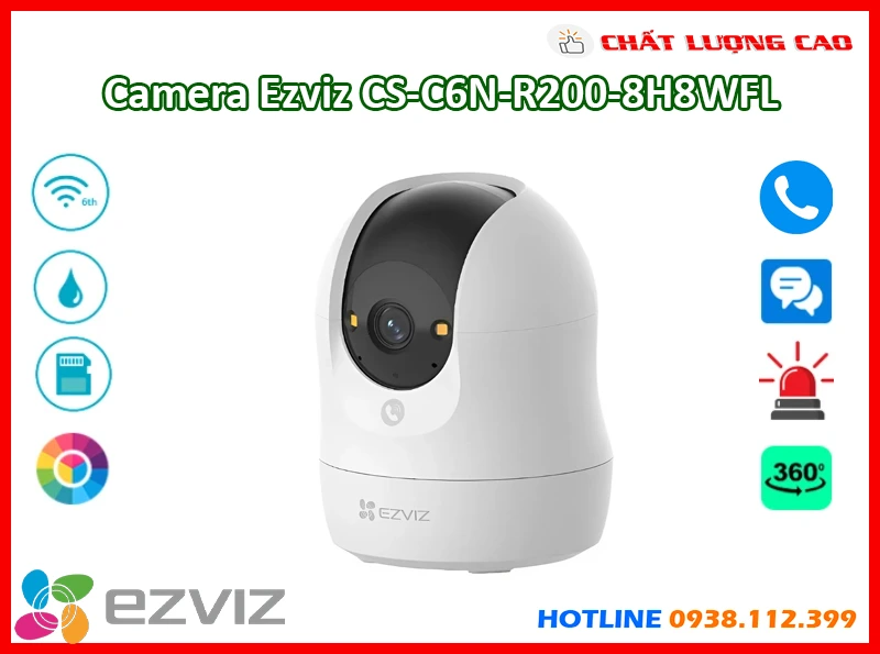 CS-C6N-R200-8H8WFL Camera Ezviz, Ezviz CS-C6N-R200-8H8WFL, Camera ngoài trời CS-C6N-R200-8H8WFL, camera ai CS-C6N-R200-8H8WFL, CS-C6N-R200-8H8WFL camera 8MP, CS-C6N-R200-8H8WFL