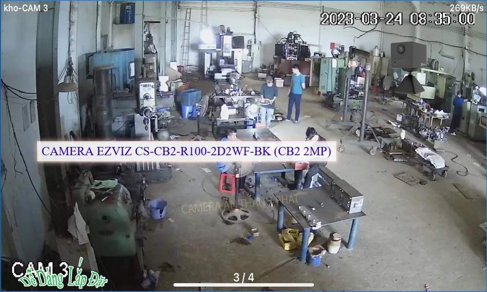 CS-CB2-R100-2D2WF-BK (CB2 2MP) Camera Chính Hãng Wifi Ezviz