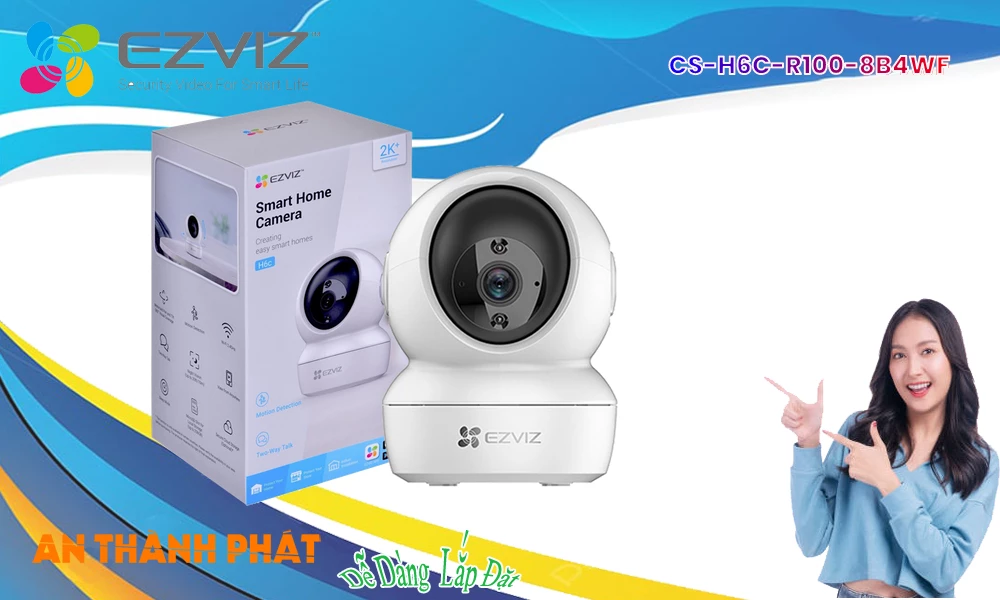 ➠ CS-H6c-R100-8B4WF sắc nét Wifi Ezviz ➠ CS-H6c-R100-8B4WF sắc nét Wifi Ezviz