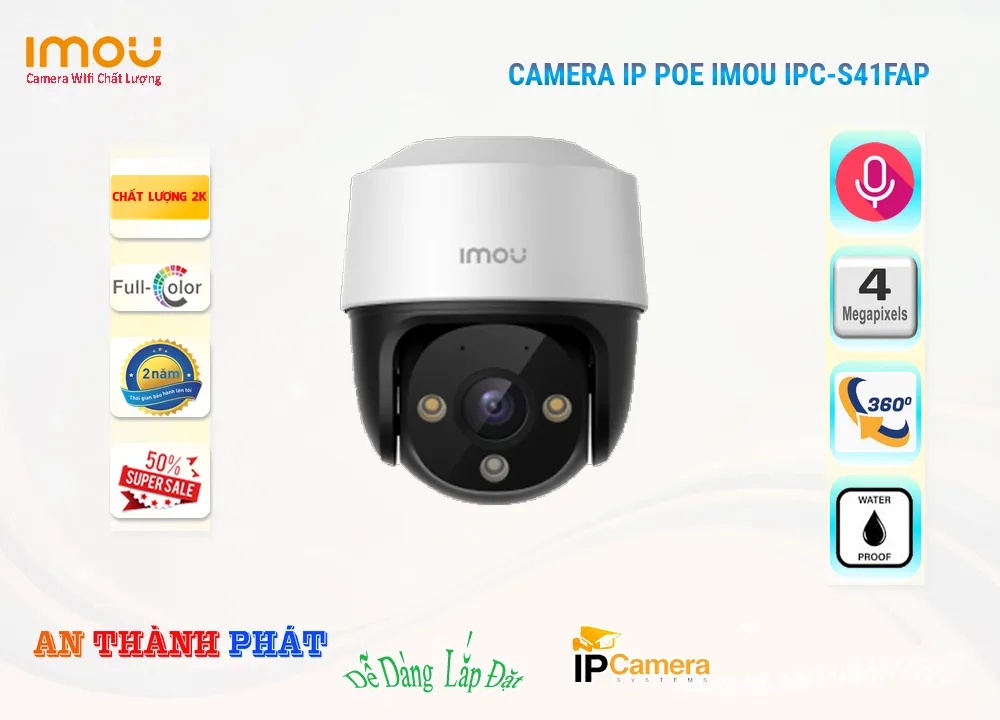 Camera IP POE Imou IPC-S41FAP,Giá IPC-S41FAP,phân phối IPC-S41FAP,IPC-S41FAPBán Giá Rẻ,IPC-S41FAP Giá Thấp Nhất,Giá Bán IPC-S41FAP,Địa Chỉ Bán IPC-S41FAP,thông số IPC-S41FAP,IPC-S41FAPGiá Rẻ nhất,IPC-S41FAP Giá Khuyến Mãi,IPC-S41FAP Giá rẻ,Chất Lượng IPC-S41FAP,IPC-S41FAP Công Nghệ Mới,IPC-S41FAP Chất Lượng,bán IPC-S41FAP