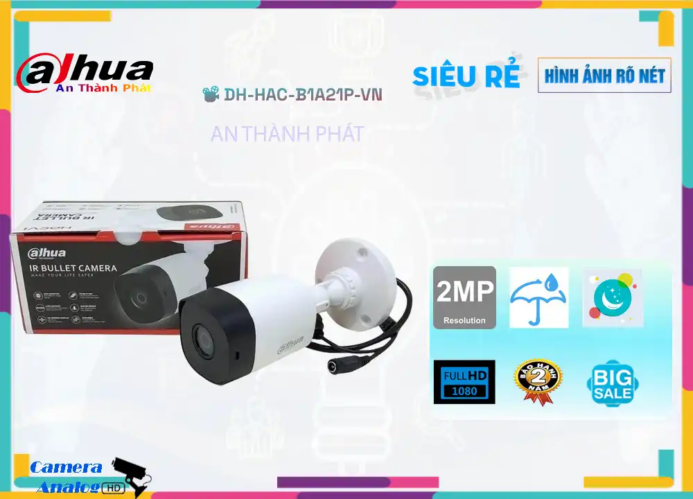DH-HAC-B1A21P-VN sắc nét Dahua DH-HAC-B1A21P-VN sắc nét Dahua