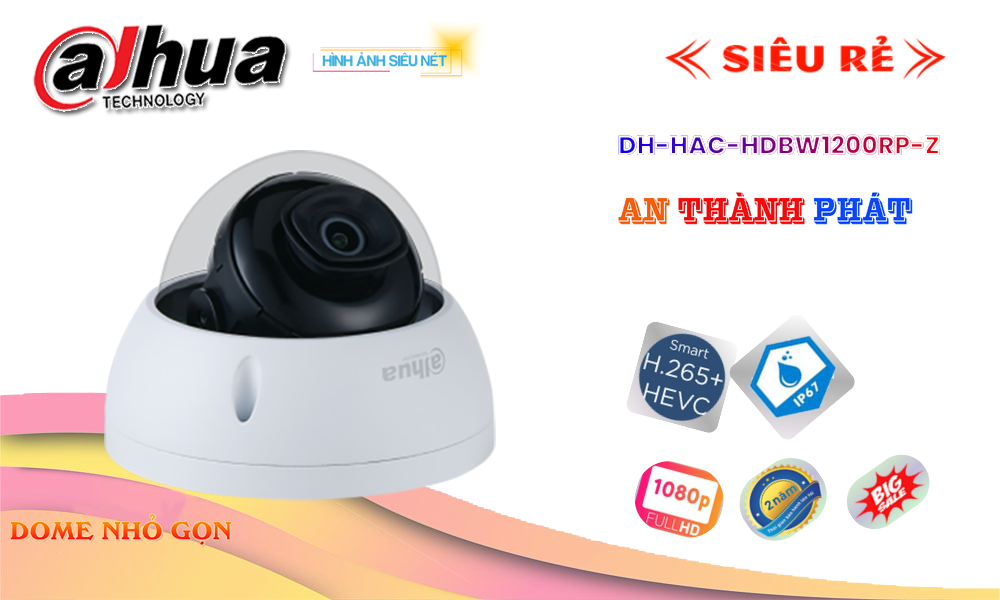 DH-HAC-HDBW1200RP-Z sắc nét Dahua DH-HAC-HDBW1200RP-Z sắc nét Dahua