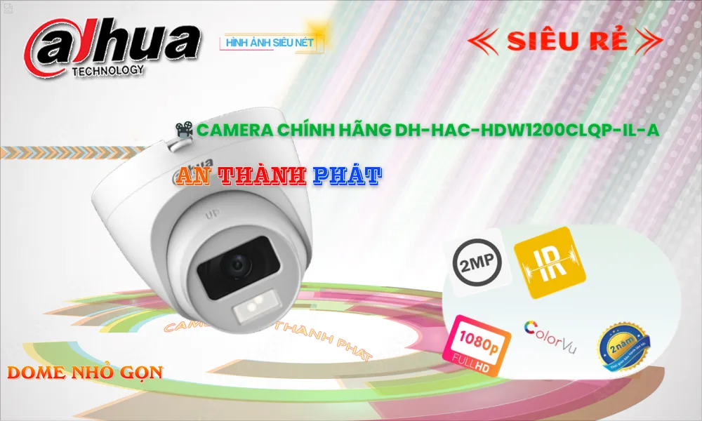 DH-HAC-HDW1200CLQP-IL-A sắc nét Dahua DH-HAC-HDW1200CLQP-IL-A sắc nét Dahua