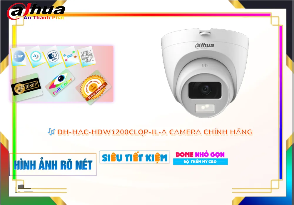 DH-HAC-HDW1200CLQP-IL-A sắc nét Dahua DH-HAC-HDW1200CLQP-IL-A sắc nét Dahua