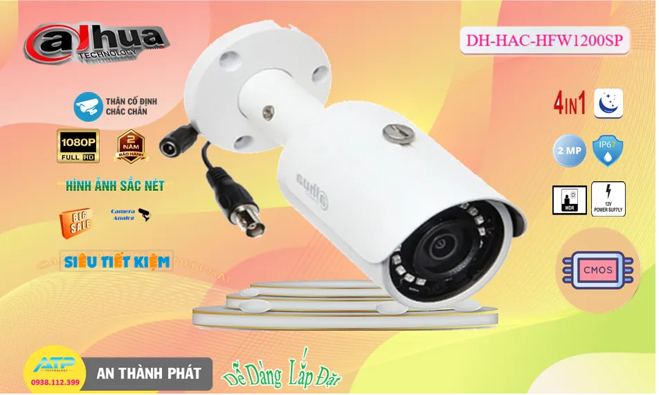 DH-HAC-HFW1200SP sắc nét Dahua DH-HAC-HFW1200SP sắc nét Dahua