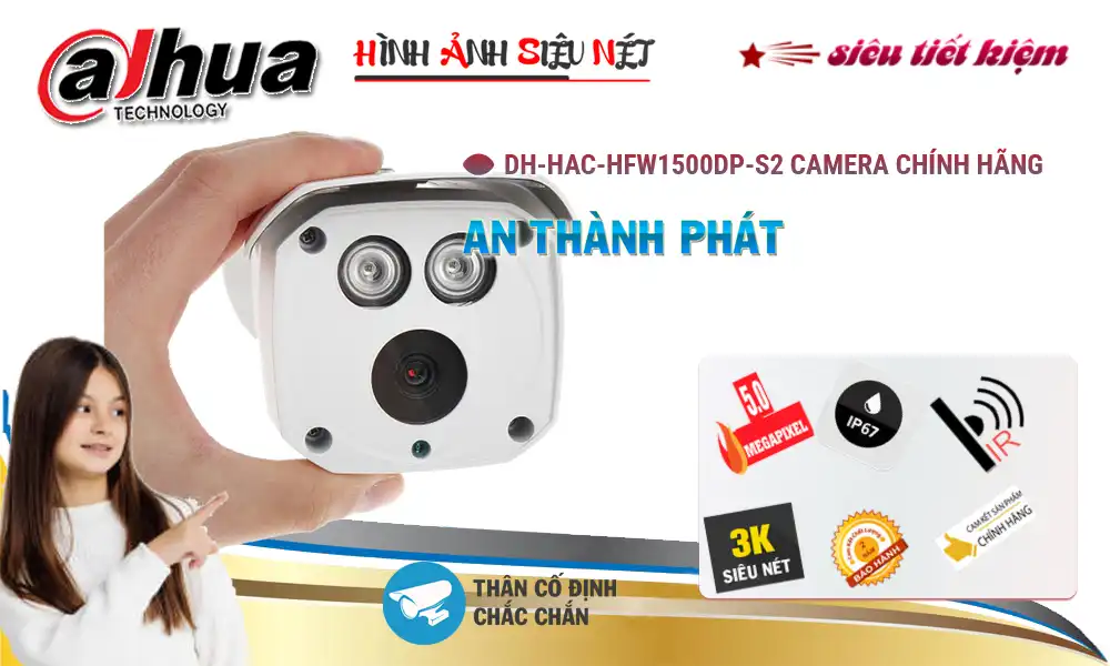 DH-HAC-HFW1500DP-S2 sắc nét Dahua
