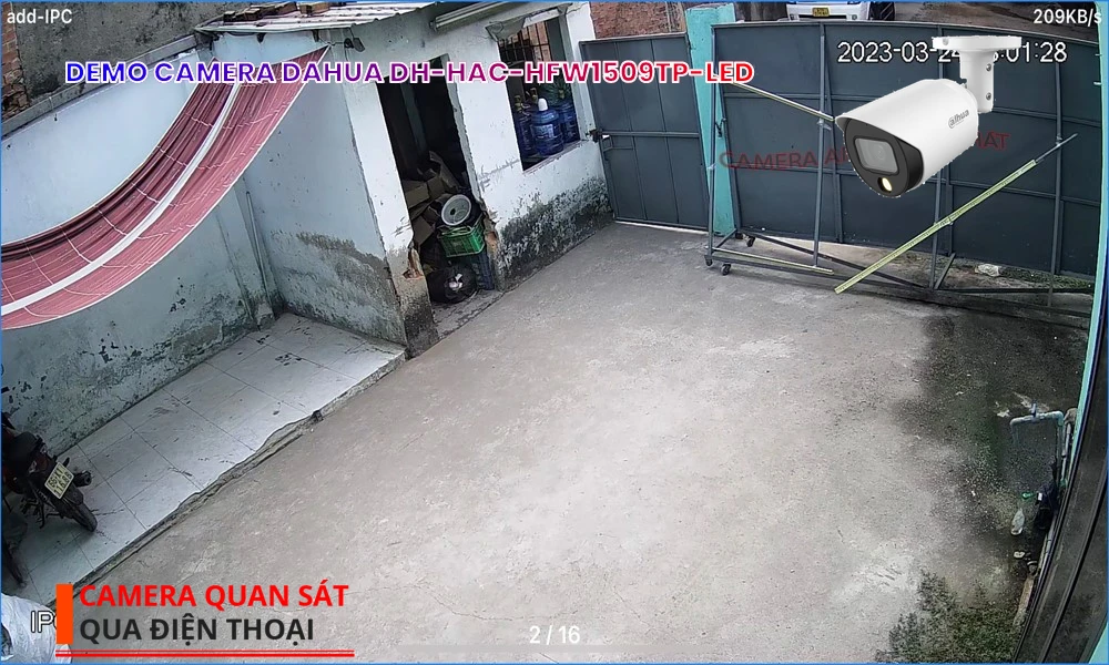 DH-HAC-HFW1509TP-LED sắc nét Dahua