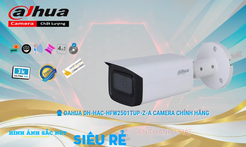 DH-HAC-HFW2501TUP-Z-A sắc nét Dahua