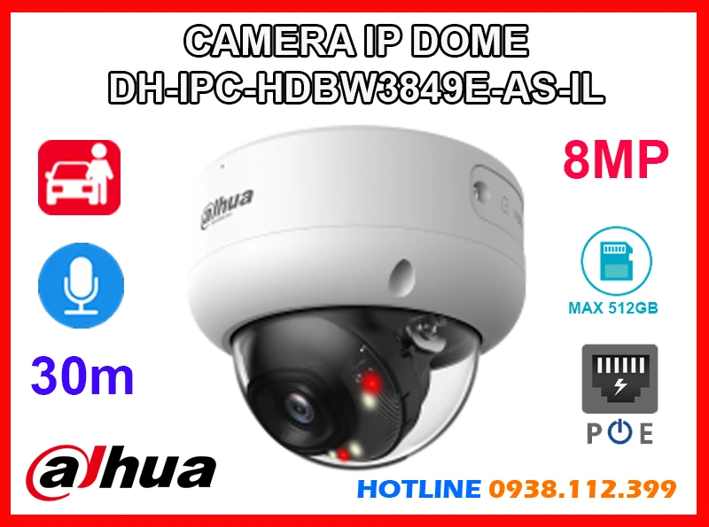 DH-IPC-HDBW3849E-AS-IL Camera Dahua (8MP), camera quan sát DH-IPC-HDBW3849E-AS-IL, lắp đặt camera DH-IPC-HDBW3849E-AS-IL, camera DH-IPC-HDBW3849E-AS-IL chính hãng, lắp camera DH-IPC-HDBW3849E-AS-IL giá rẻ, camera ghi âm DH-IPC-HDBW3849E-AS-IL, DH-IPC-HDBW3849E-AS-IL,