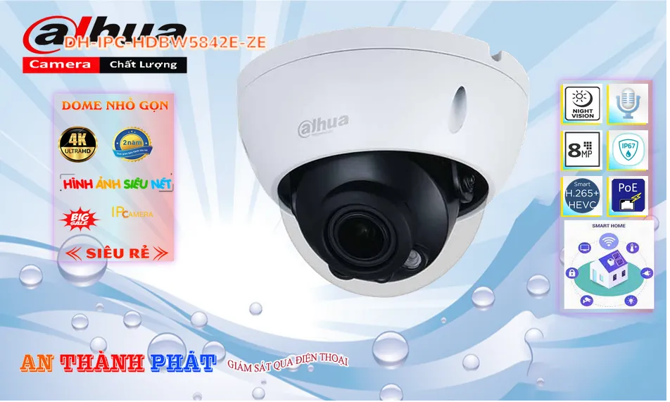 DH-IPC-HDBW5842E-ZE sắc nét Dahua DH-IPC-HDBW5842E-ZE sắc nét Dahua