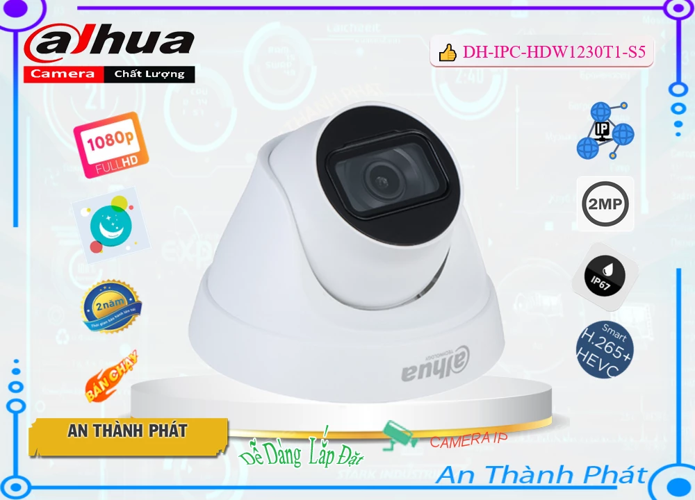 DH-IPC-HDW1230T1-S5 sắc nét Dahua ➠ DH-IPC-HDW1230T1-S5 sắc nét Dahua ➠