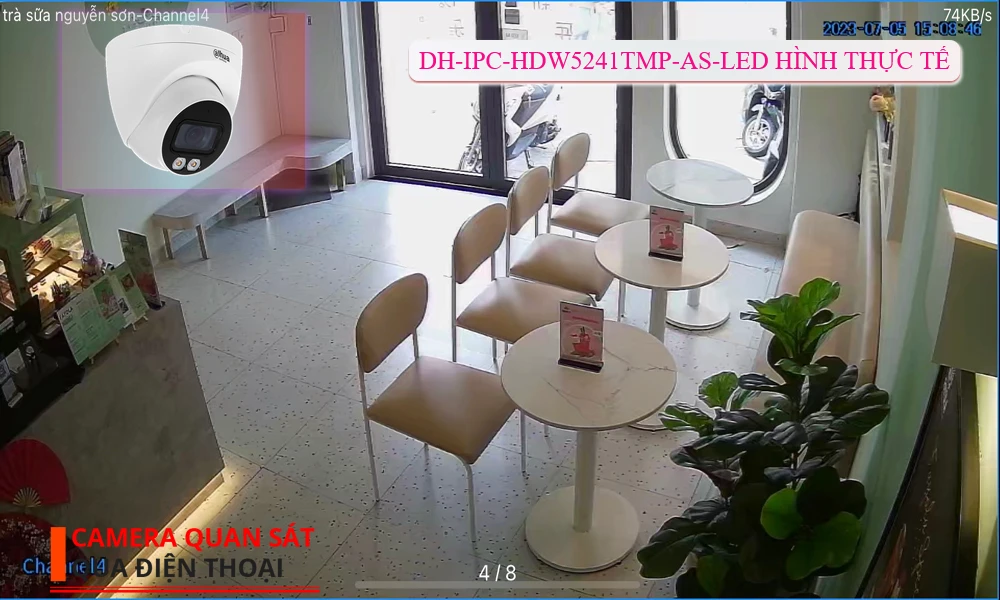 DH-IPC-HDW5241TMP-AS-LED sắc nét Dahua