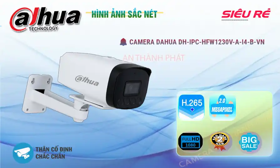DH-IPC-HFW1230V-A-I4-B-VN sắc nét Dahua DH-IPC-HFW1230V-A-I4-B-VN sắc nét Dahua