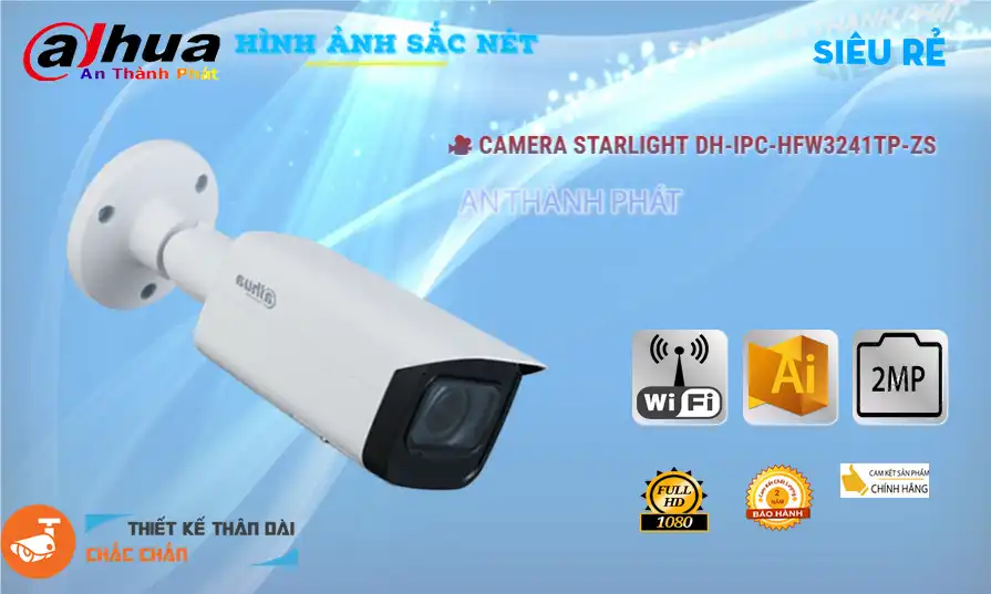 DH-IPC-HFW3241TP-ZS sắc nét Dahua