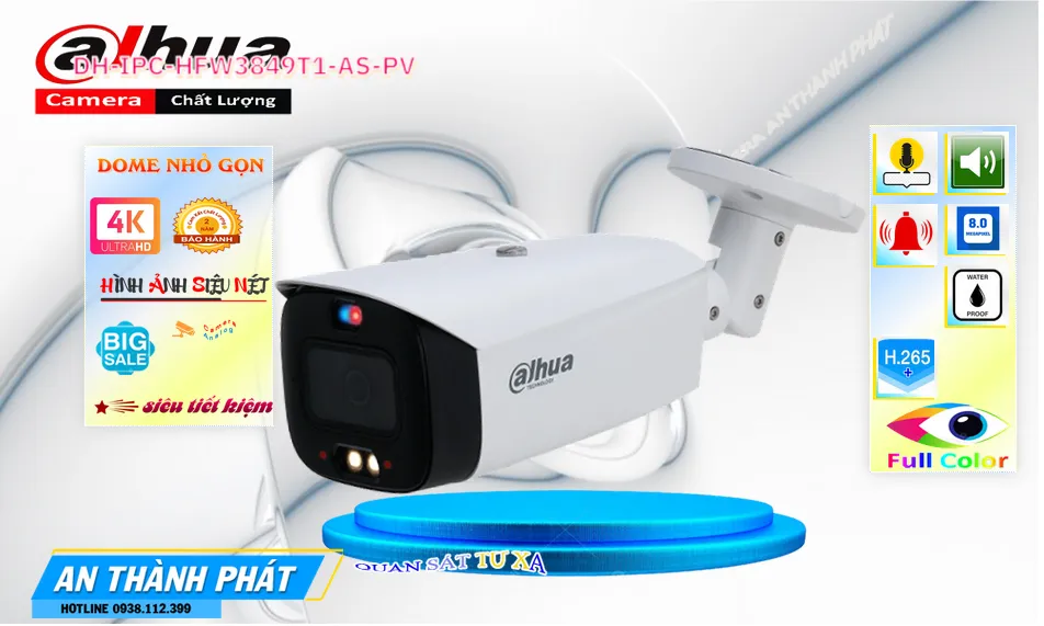 DH-IPC-HFW3849T1-AS-PV sắc nét Dahua ➠