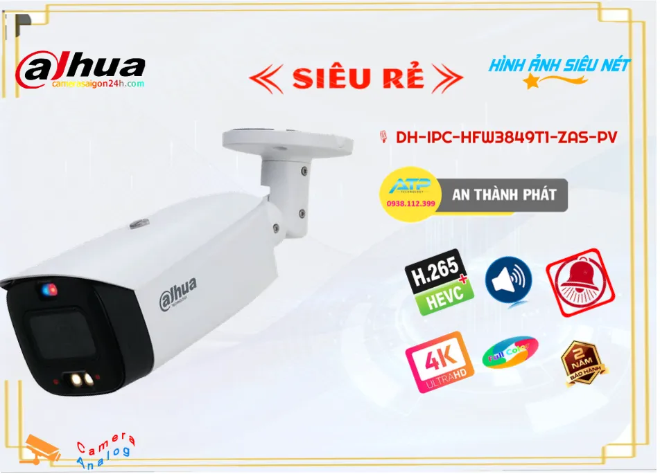 DH-IPC-HFW3849T1-ZAS-PV sắc nét Dahua DH-IPC-HFW3849T1-ZAS-PV sắc nét Dahua