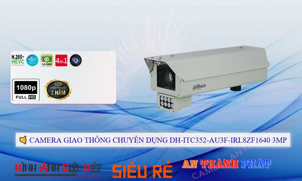 DH-ITC352-AU3F-IRL8ZF1640 Camera Quan Sát Giao Thông
