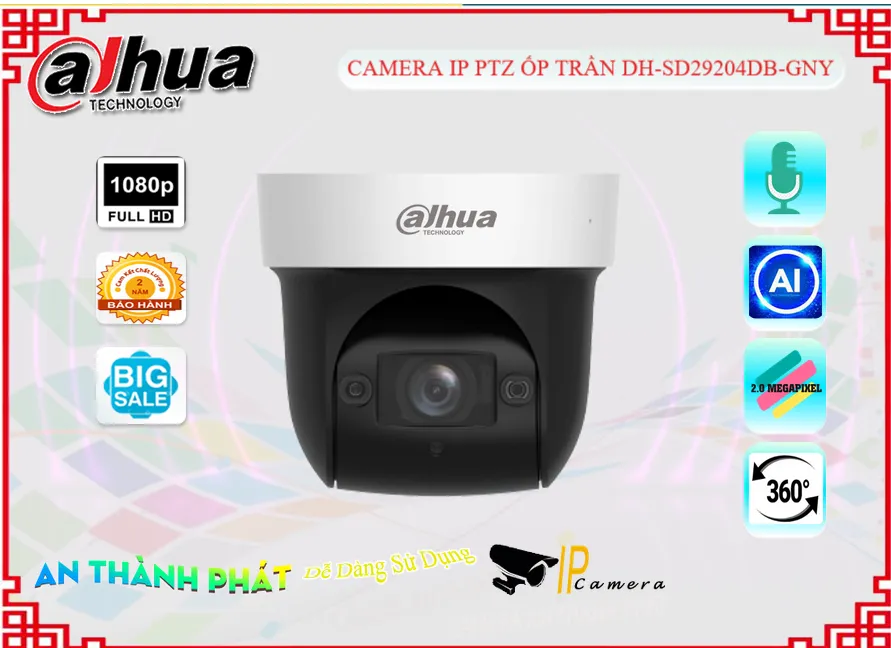 DH-SD29204DB-GNY Dahua Thiết kế Đẹp DH-SD29204DB-GNY Dahua Thiết kế Đẹp