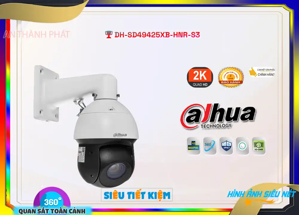 DH-SD49425XB-HNR-S3 sắc nét Dahua DH-SD49425XB-HNR-S3 sắc nét Dahua