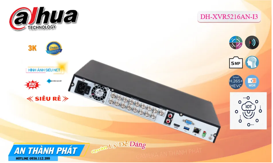 ➠ DH-XVR5216AN-I3 sắc nét Dahua ➠ DH-XVR5216AN-I3 sắc nét Dahua