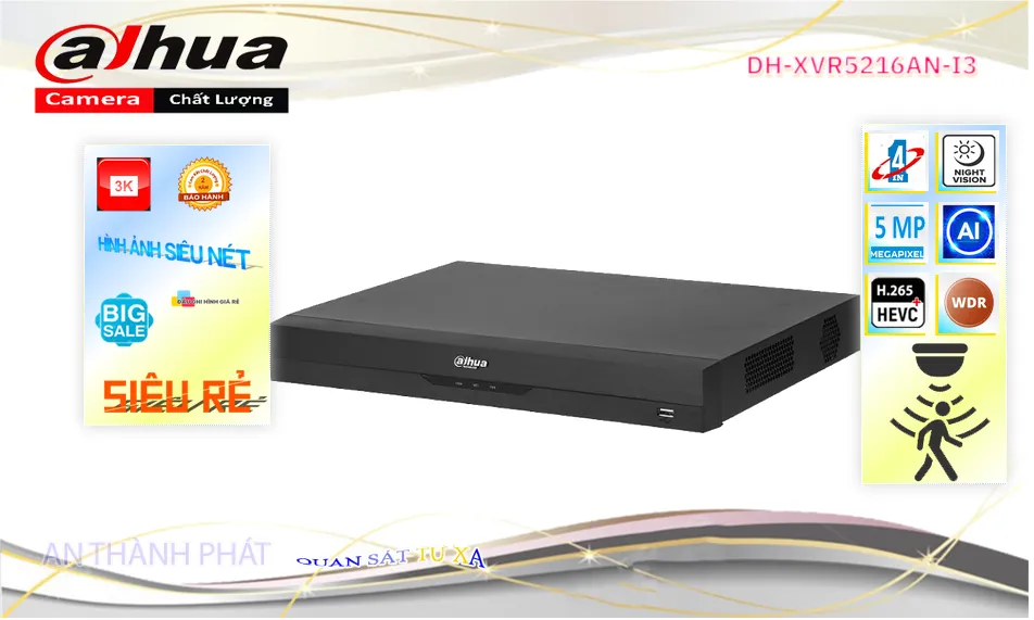 ➠ DH-XVR5216AN-I3 sắc nét Dahua ➠ DH-XVR5216AN-I3 sắc nét Dahua