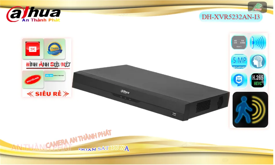 DH-XVR5232AN-I3 sắc nét Dahua ➠ DH-XVR5232AN-I3 sắc nét Dahua ➠