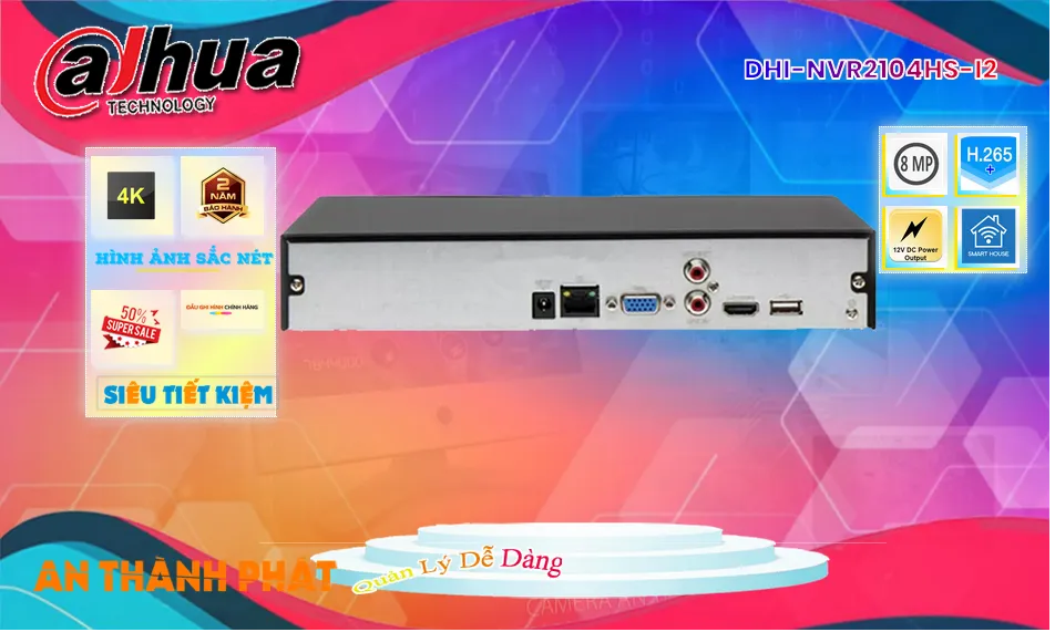 DHI-NVR2104HS-I2 sắc nét Dahua DHI-NVR2104HS-I2 sắc nét Dahua