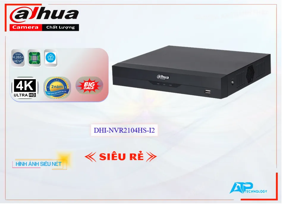 DHI-NVR2104HS-I2 sắc nét Dahua DHI-NVR2104HS-I2 sắc nét Dahua