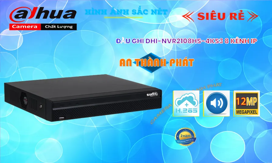 DHI-NVR2108HS-4KS3 Dahua Chất Lượng DHI-NVR2108HS-4KS3 Dahua Chất Lượng