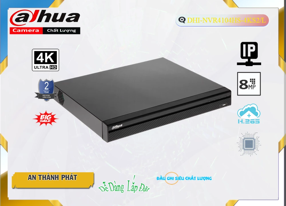 DHI-NVR4104HS-4KS2/L sắc nét Dahua DHI-NVR4104HS-4KS2/L sắc nét Dahua