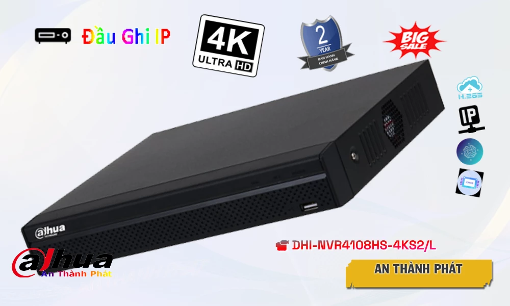 DHI-NVR4108HS-4KS2/L sắc nét Dahua DHI-NVR4108HS-4KS2/L sắc nét Dahua