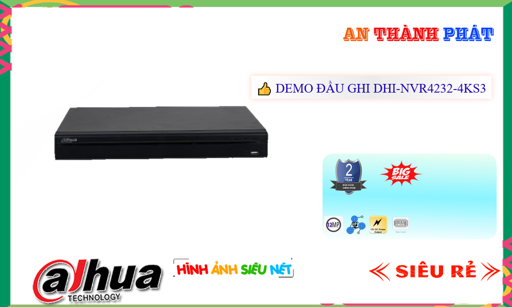 DHI-NVR4232-4KS3 Đầu ghi Camera Dahua Chức Năng Cao Cấp DHI-NVR4232-4KS3 Đầu ghi Camera Dahua Chức Năng Cao Cấp