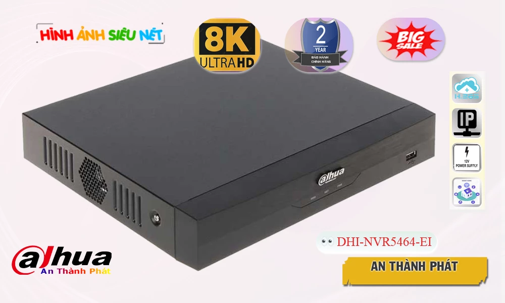DHI-NVR5464-EI sắc nét Dahua DHI-NVR5464-EI sắc nét Dahua