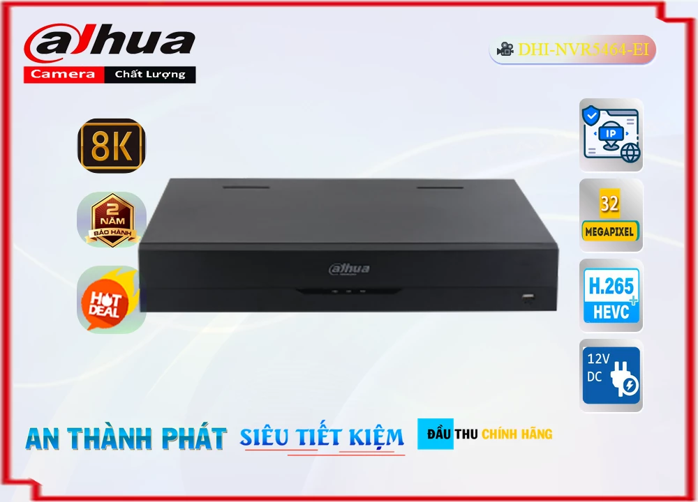 DHI-NVR5464-EI sắc nét Dahua DHI-NVR5464-EI sắc nét Dahua