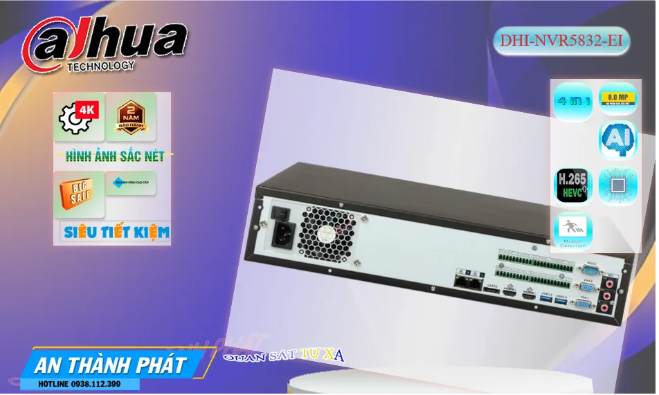 ➠ DHI-NVR5832-EI sắc nét Dahua ➠ DHI-NVR5832-EI sắc nét Dahua