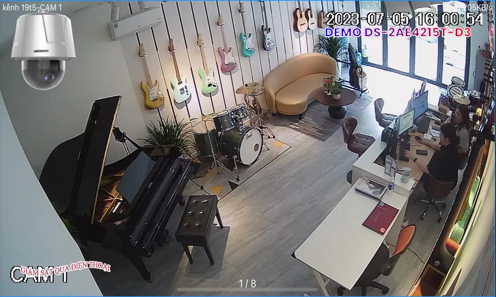 DS-2AE4215T-D3 sắc nét Hikvision