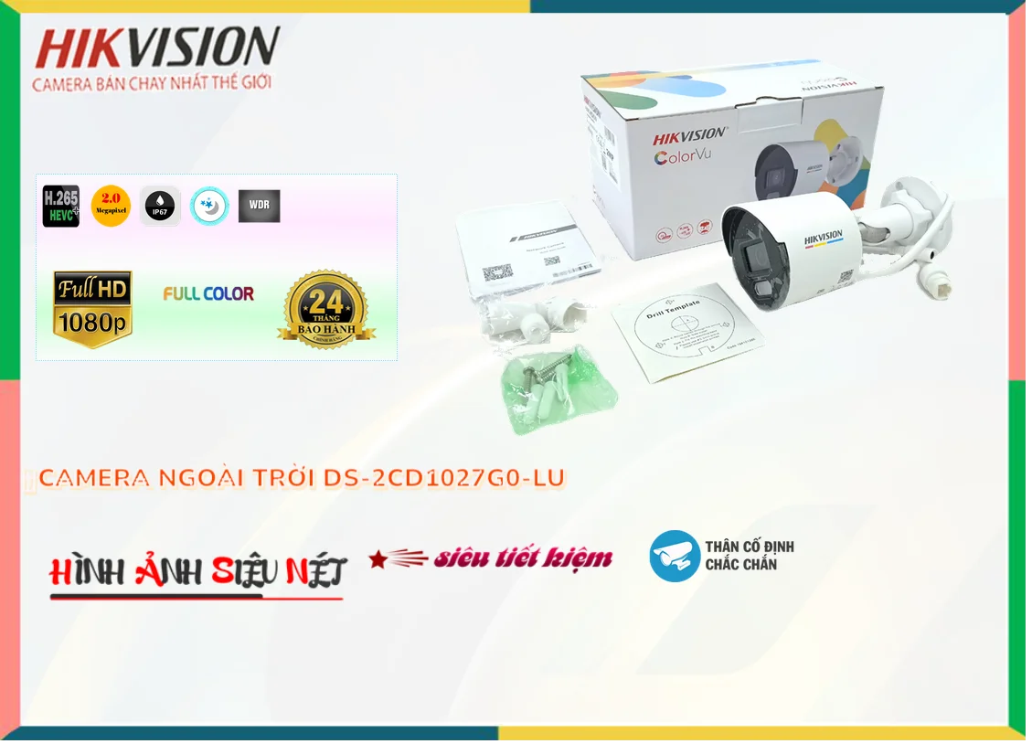 Camera DS-2CD1027G0-LU Hikvision Camera DS-2CD1027G0-LU Hikvision