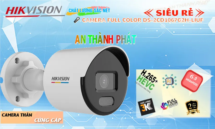 Camera Hikvision DS-2CD1067G2H-LIUF