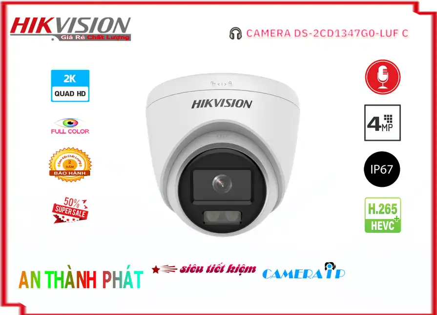 DS-2CD1347G0-LUFC sắc nét Hikvision DS-2CD1347G0-LUFC sắc nét Hikvision
