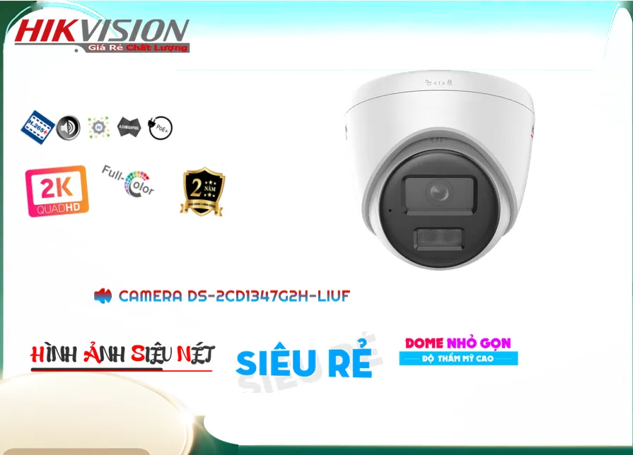 Camera Hikvision DS-2CD1347G2H-LIUF Camera Hikvision DS-2CD1347G2H-LIUF