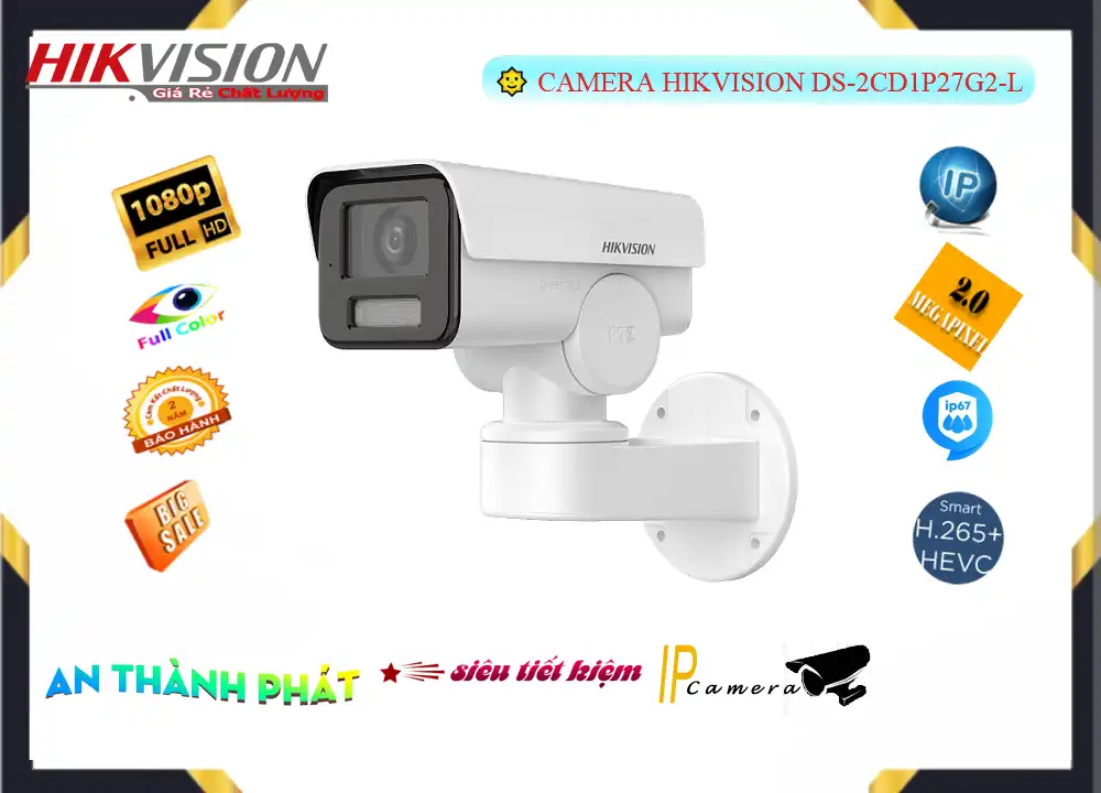 Camera Hikvision DS-2CD1P27G2-L Camera Hikvision DS-2CD1P27G2-L