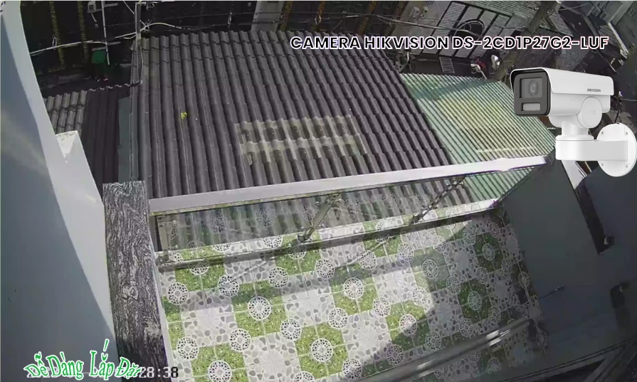 DS-2CD1P27G2-LUF sắc nét Hikvision