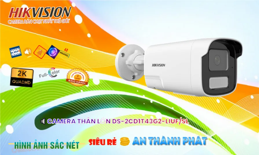 Camera Hikvision DS-2CD1T43G2-LIUF/SL Camera Hikvision DS-2CD1T43G2-LIUF/SL