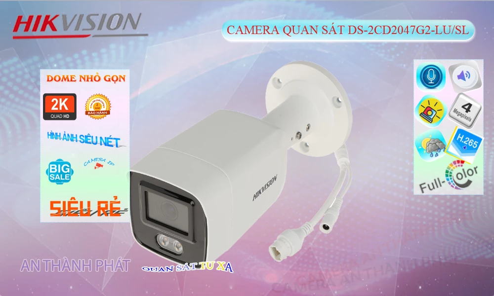 DS-2CD2047G2-LU/SL sắc nét Hikvision DS-2CD2047G2-LU/SL sắc nét Hikvision