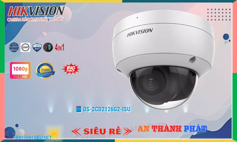 ➠ DS-2CD2126G2-ISU sắc nét Hikvision ➠ DS-2CD2126G2-ISU sắc nét Hikvision